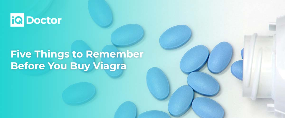 Five Things to Remember Before You Buy Viagra