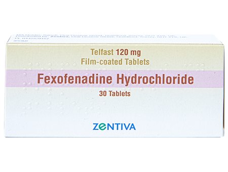 Fexofenadine (generic Telfast) 120mg