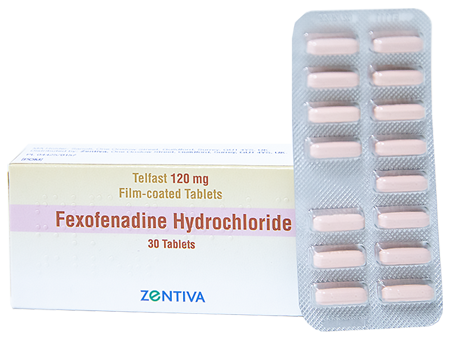 Fexofenadine (generic Telfast) 120mg