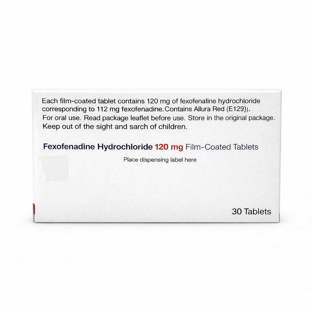Fexofenadine 120mg Tablets