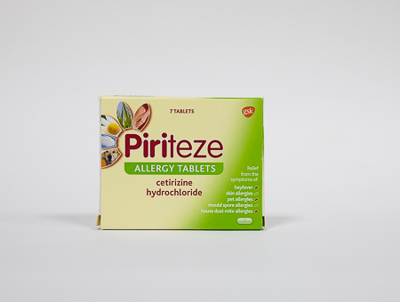 Piriteze Antihistamine Allergy Relief Tablets
