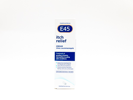 E45 Itch Relief Cream 50g, 100g & Cream pump 500g