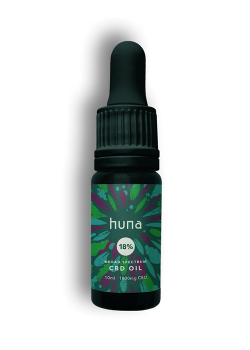 Huna Broad Spectrum CBD Oil 18% (10ml)