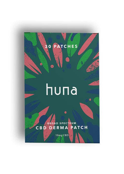 HUNA CBD BROAD SPECTRUM DERMA PATCHES 10mg