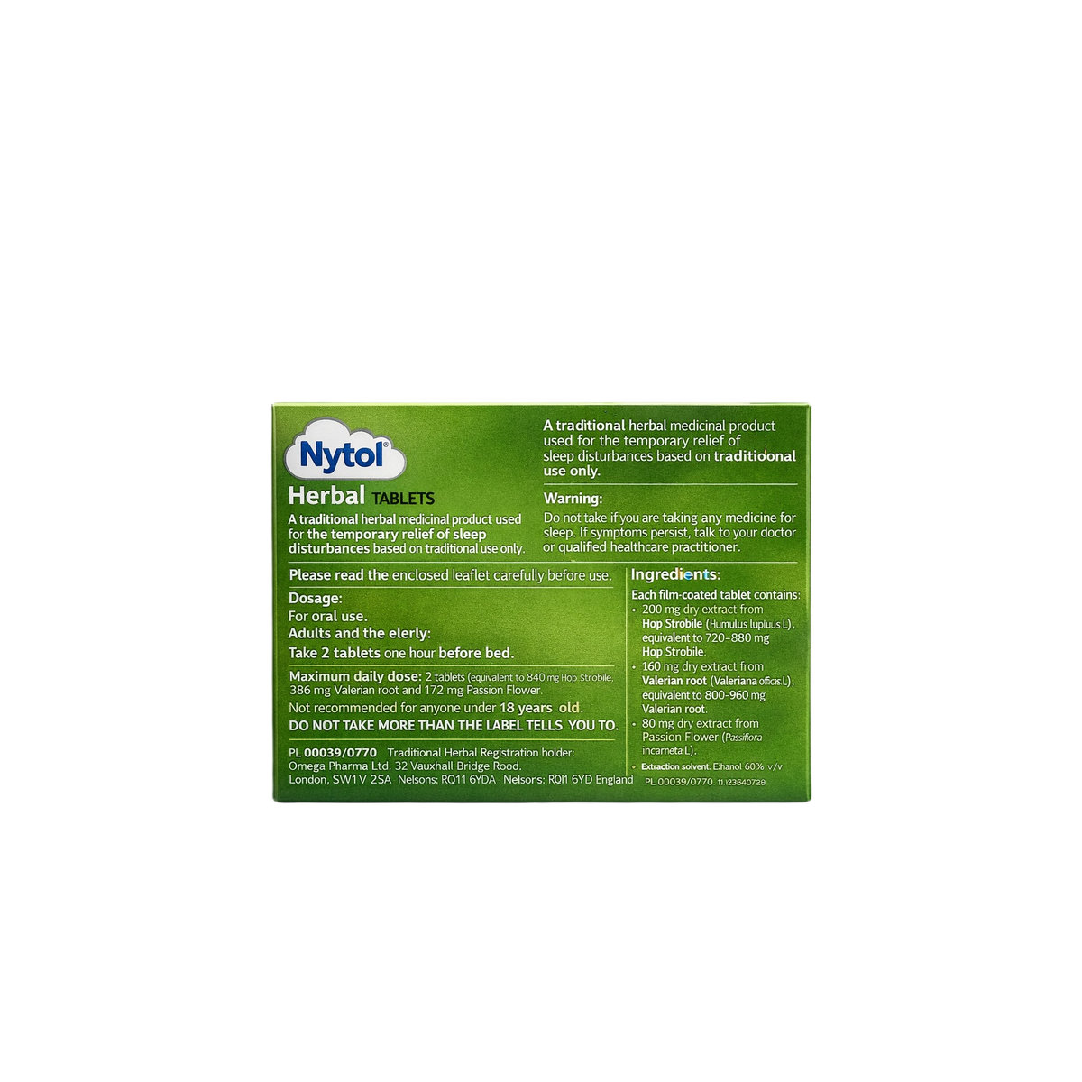 Nytol Herbal Tablets