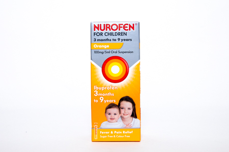 Nurofen for Children Orange Flavour 100mg/5ml Oral Suspension 100ML