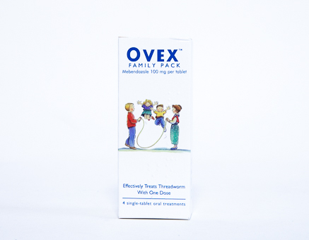 Ovex Family Pack  - 4 Threadworm Treament Tablet