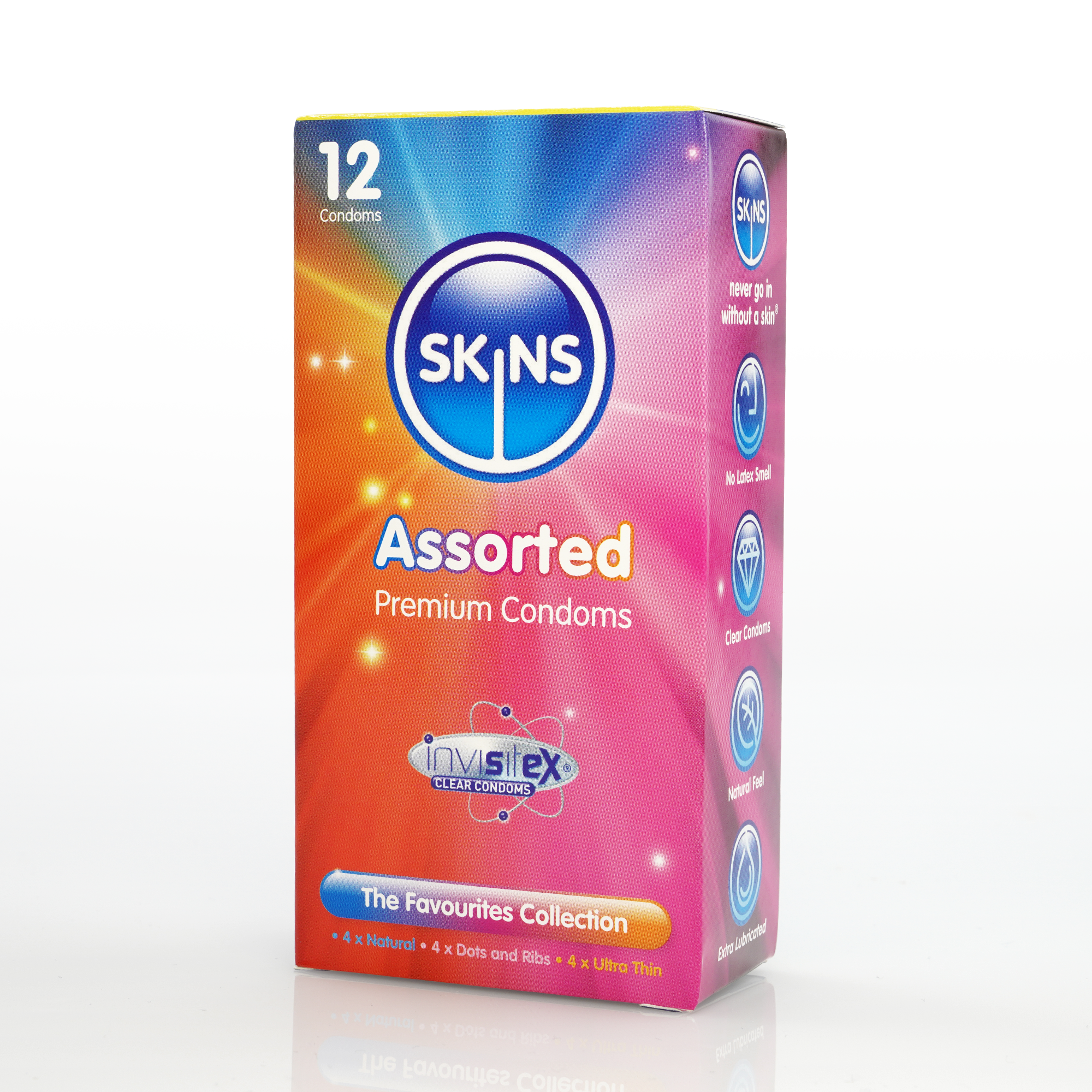 Skins Assorted Condom-12 pack