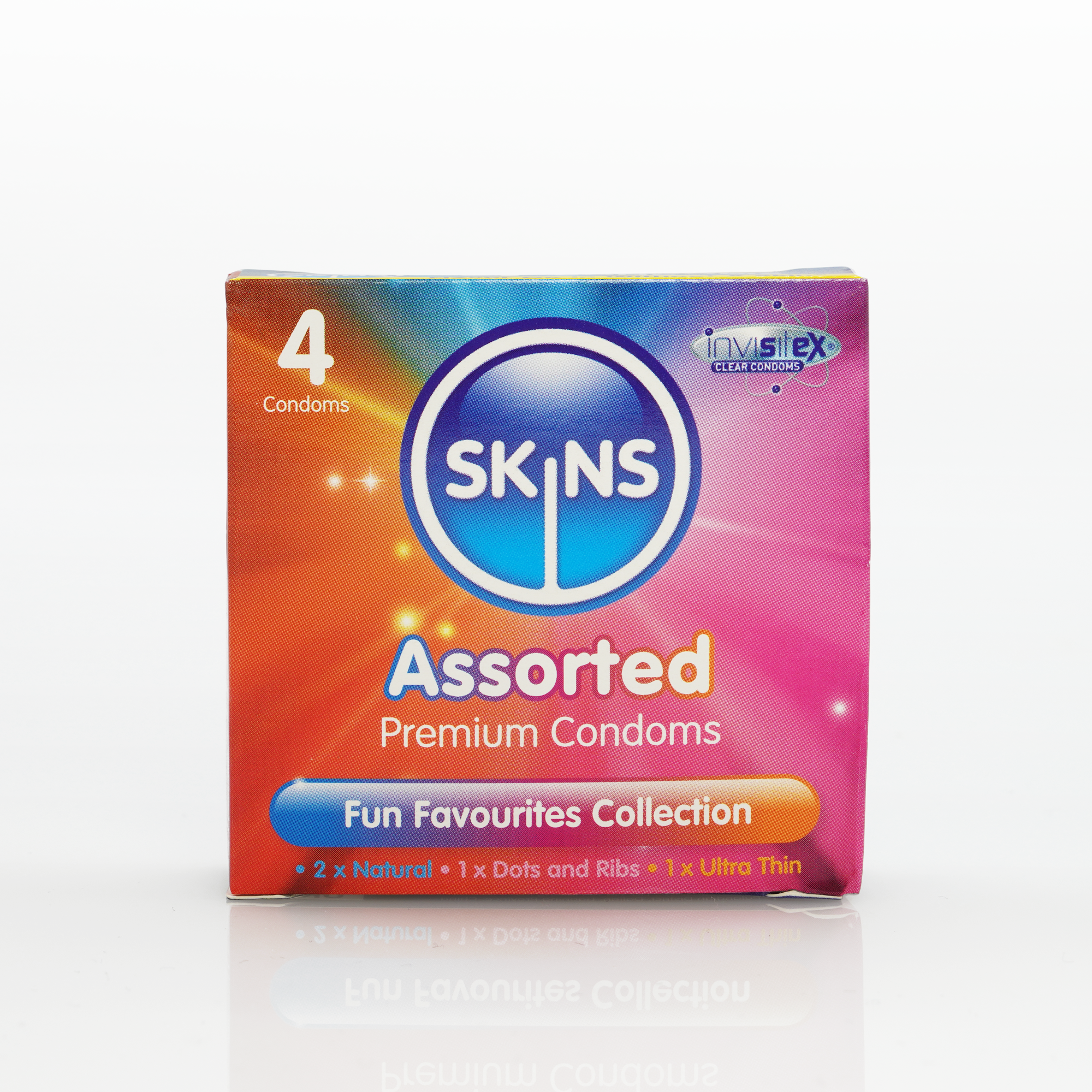 Skins Assorted Condom-4 pack