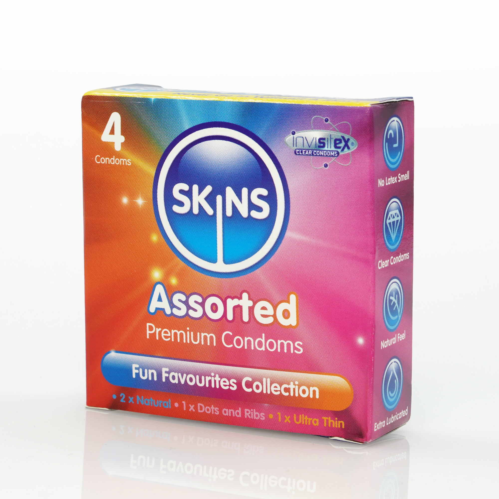 Skins Assorted Condom-4 pack