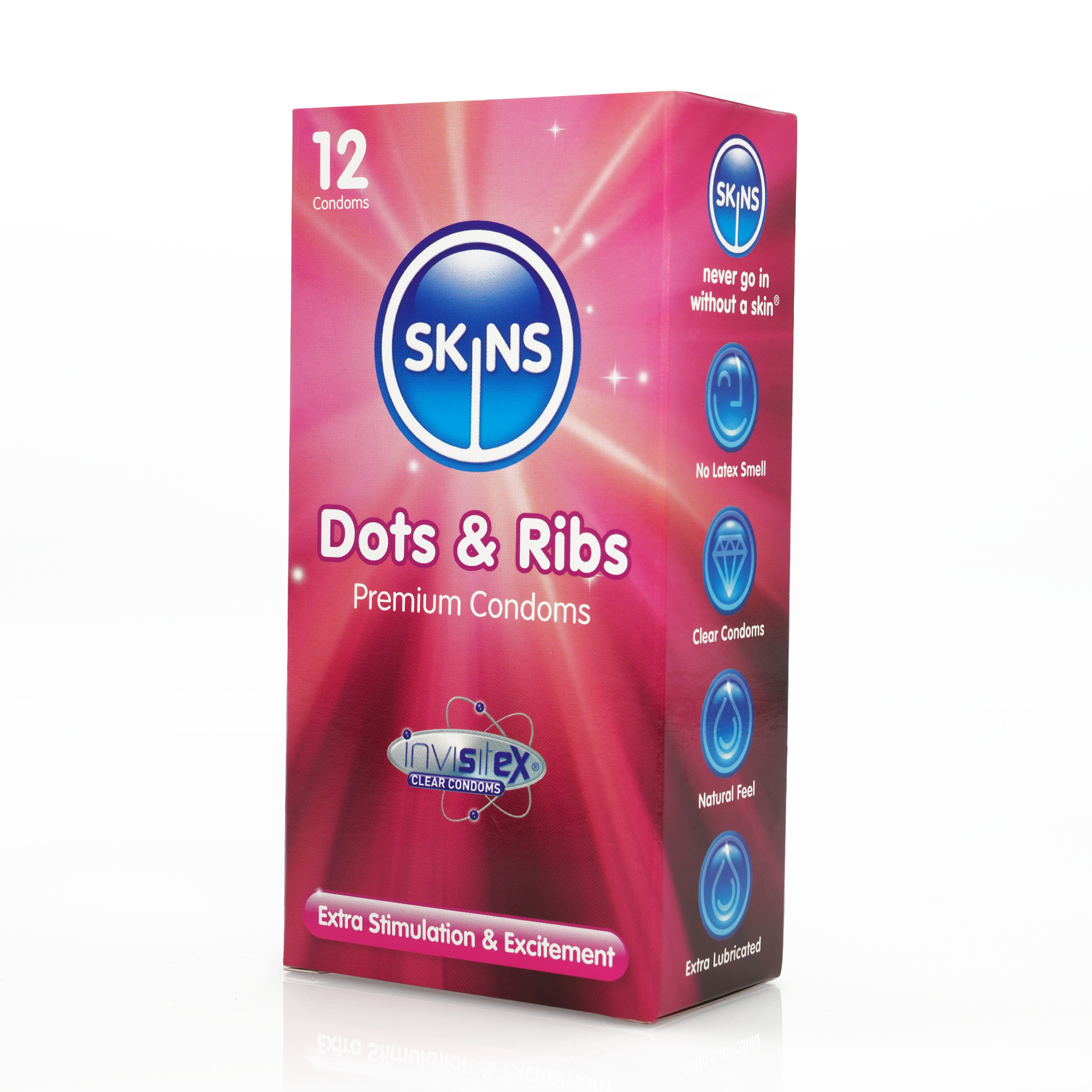 Skins Dots & Ribs Condom-12 pack