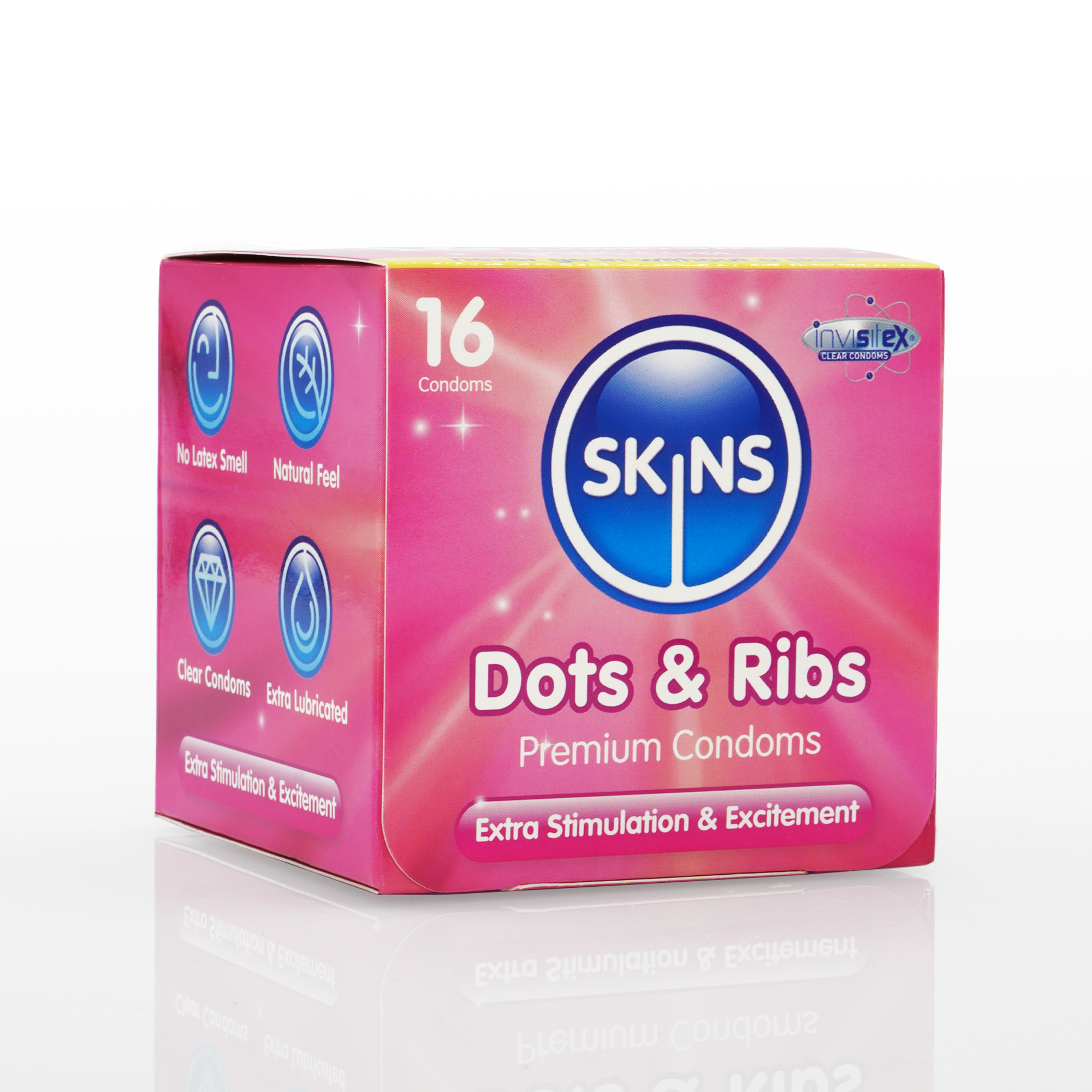 Skins Dots & Ribs Condom-16 pack