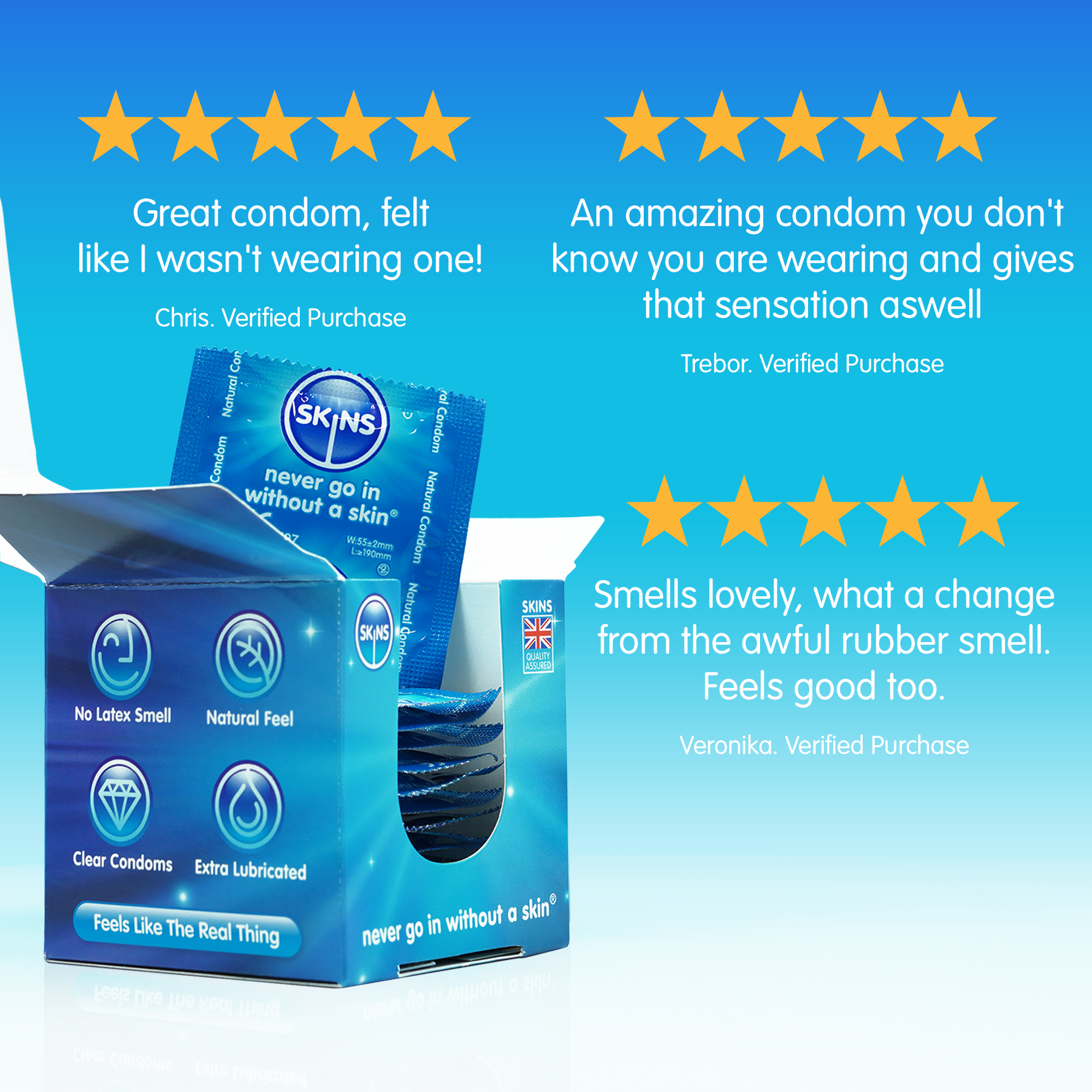 Skins Natural Condom-16 pack