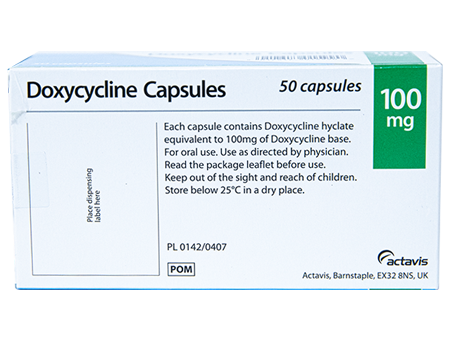 Doxycycline Capsules 100mg