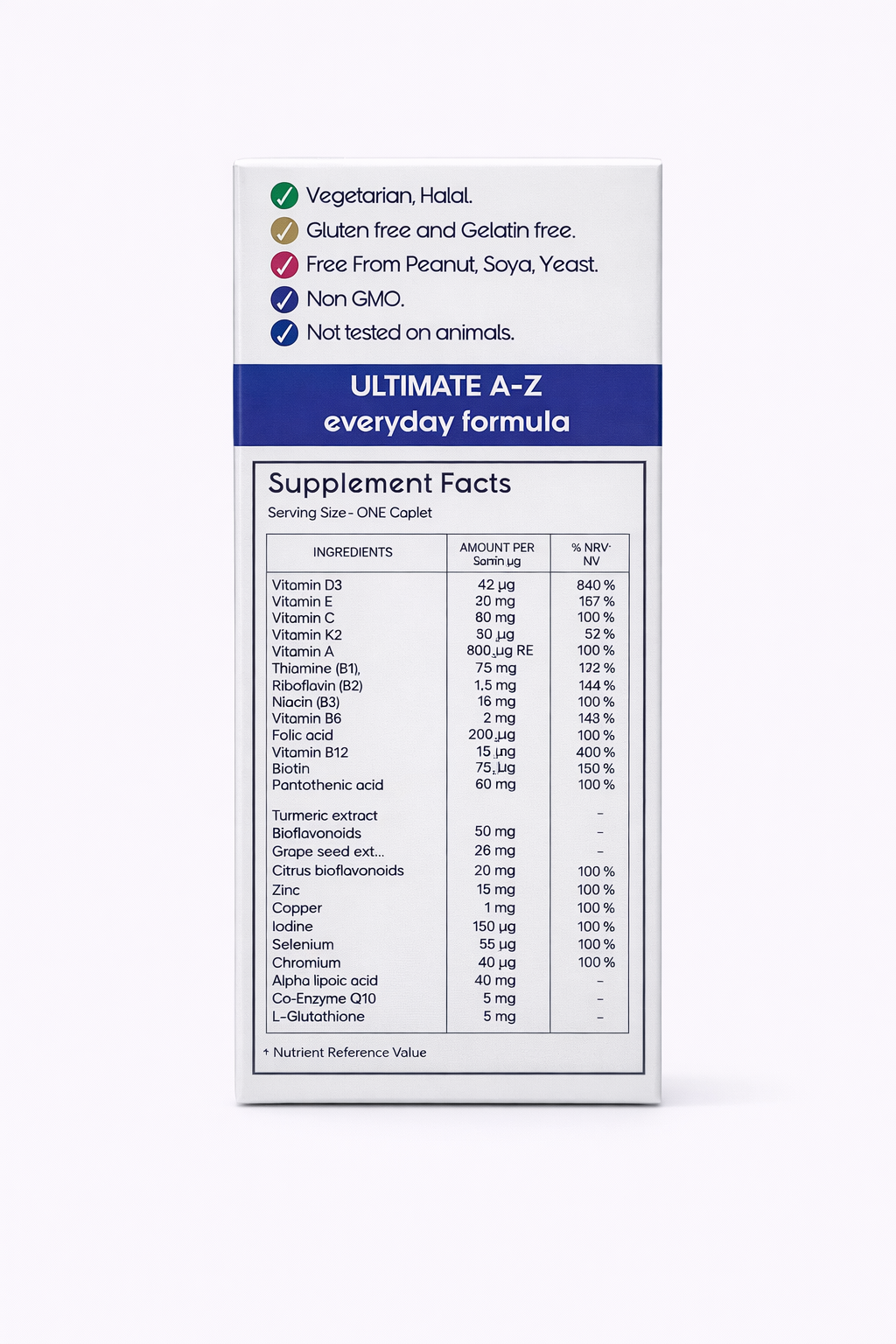 SynBio Ultimate A-Z Supplement (60 Veggie Capsules)