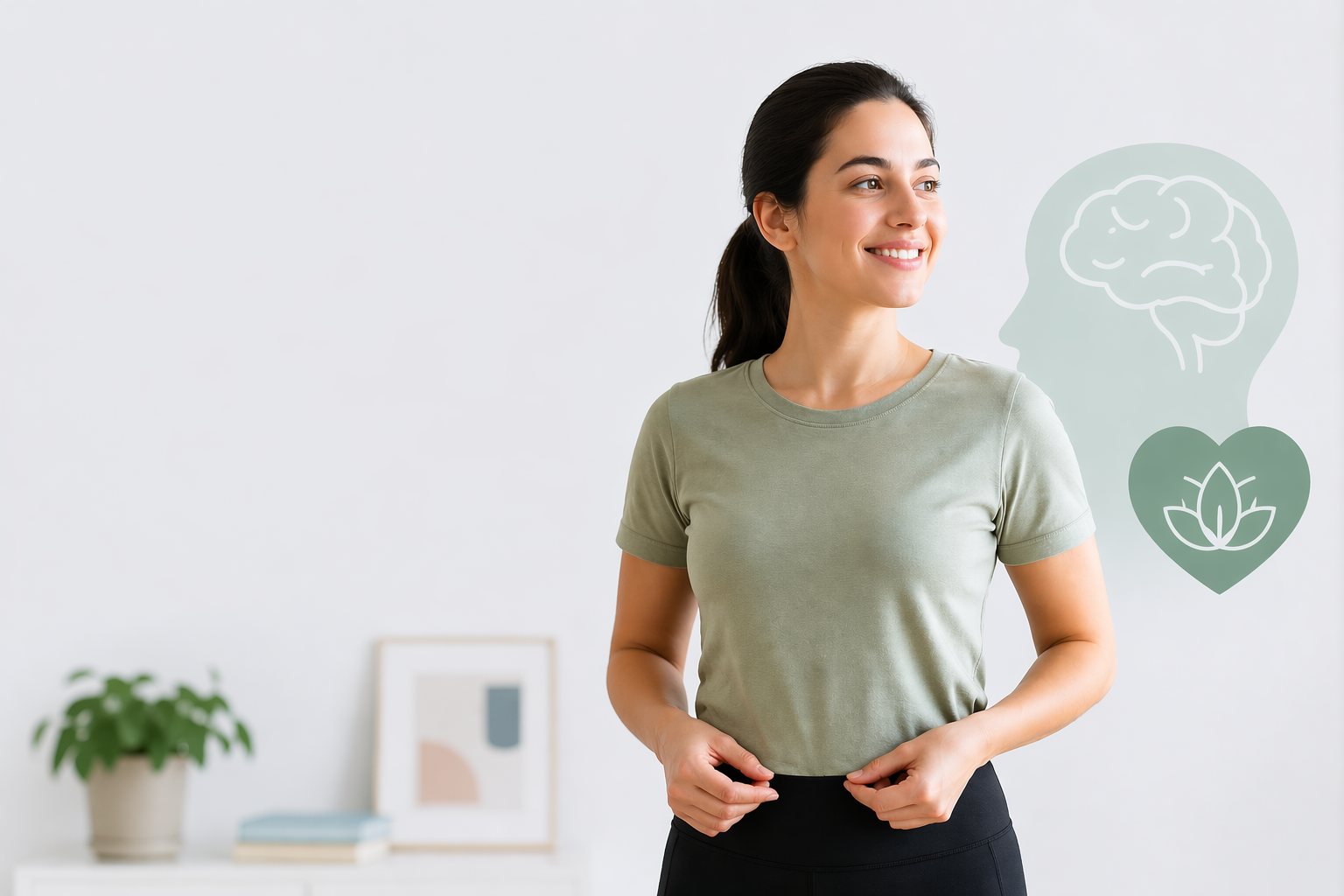 Woman smiling outdoors showing confidence  and wellbeing after lifestyle change