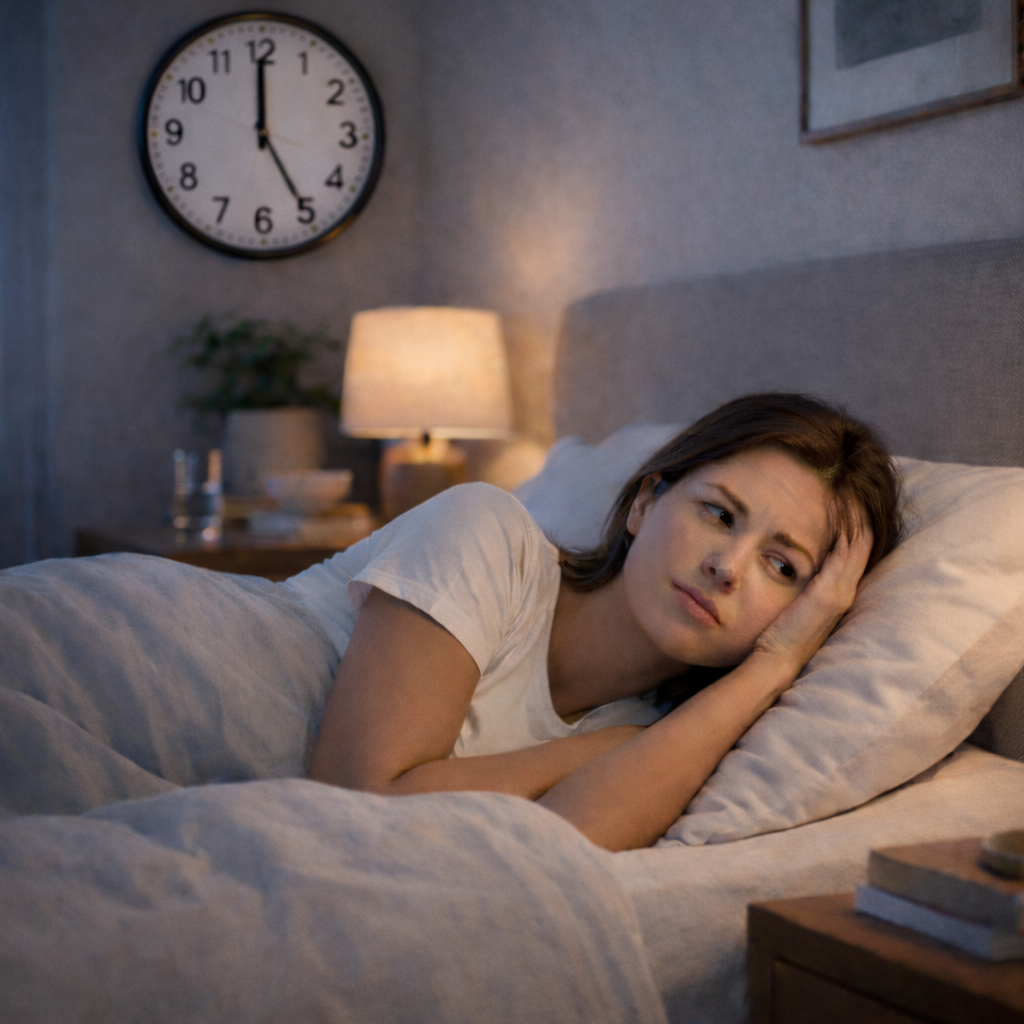 Woman sleeping. Best treatments for insomnia